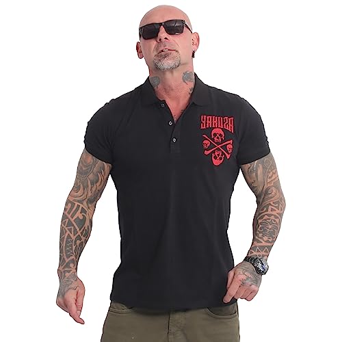 Yakuza Herren Legion Polo Shirt, Schwarz, M von Yakuza