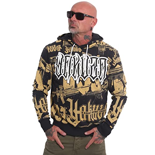 Yakuza Herren Metal System Kapuzenpullover, Dark Shadow, M von Yakuza