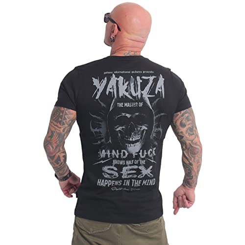 Yakuza Herren Mind T-Shirt, Schwarz, 5XL von Yakuza