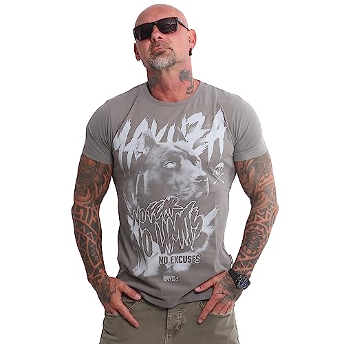 Yakuza Herren No Limits T-Shirt, Steel Gray, 4XL von Yakuza