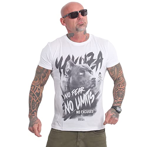 Yakuza Herren No Limits T-Shirt, Weiß, 3XL von Yakuza