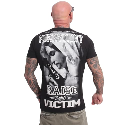 Yakuza Herren No Victim T-Shirt, Schwarz, 3XL von Yakuza