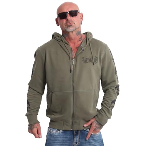 Yakuza Herren Noggin Kapuzenjacke, Grape Leaf, 5XL von Yakuza