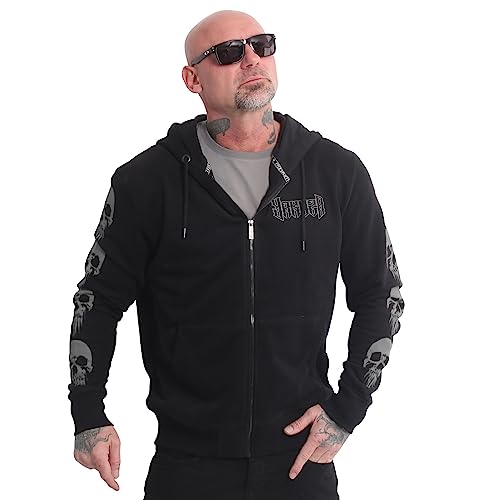 Yakuza Herren Noggin Kapuzenjacke, Schwarz, 4XL von Yakuza