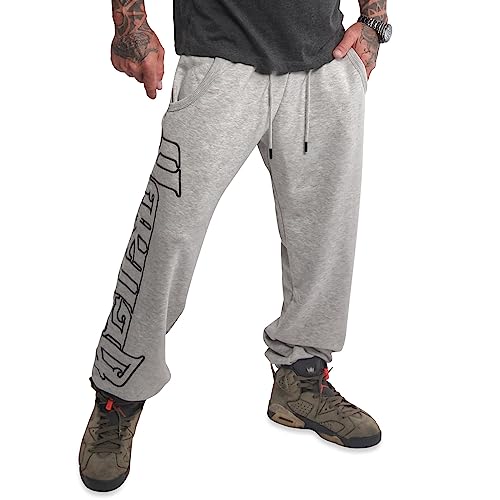 Yakuza Herren Noggin Loose Jogginghose, Hellgrau Meliert, 3XL von Yakuza