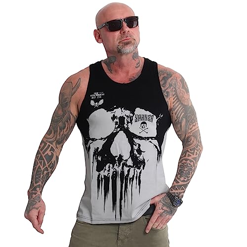 Yakuza Herren Noggin Slim Tanktop, Schwarz, 4XL von Yakuza