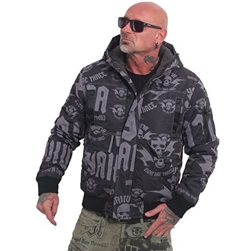 Yakuza Herren Old Tymes Ultimate Winterjacke, Schwarz, L von Yakuza