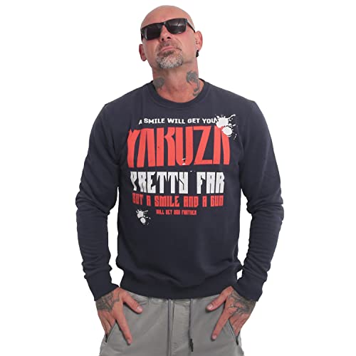 Yakuza Herren Pretty Far Pullover, Parisian Night, 3XL von Yakuza