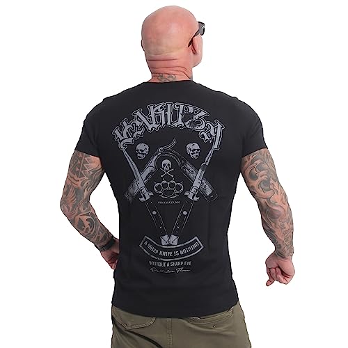 Yakuza Herren Sharp Eye T-Shirt, Schwarz, 3XL von Yakuza