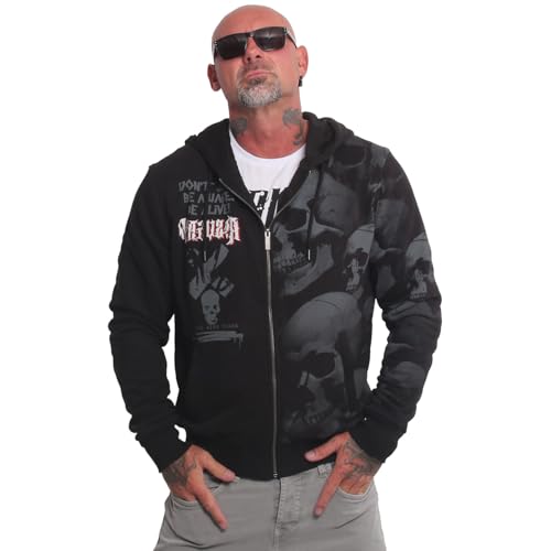Yakuza Herren Skull Awakening Kapuzenjacke, Schwarz, L Yakuza Herren Skull Awakening Kapuzenjacke, Schwarz, L von Yakuza