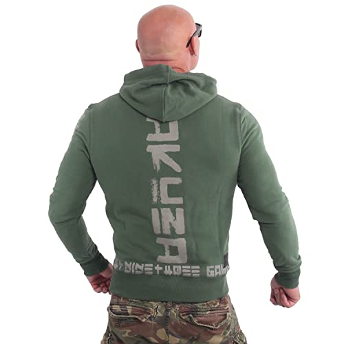 Yakuza Herren Skull View Kapuzenpullover, Cilantro, L von Yakuza