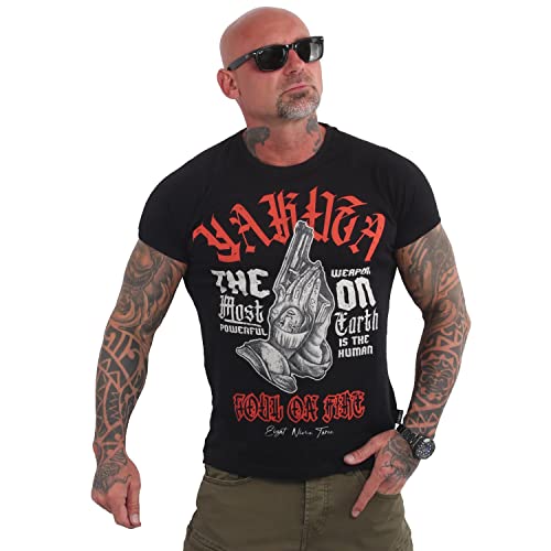 Yakuza Herren Soul On Fire V02 T-Shirt, Schwarz, XXL von Yakuza