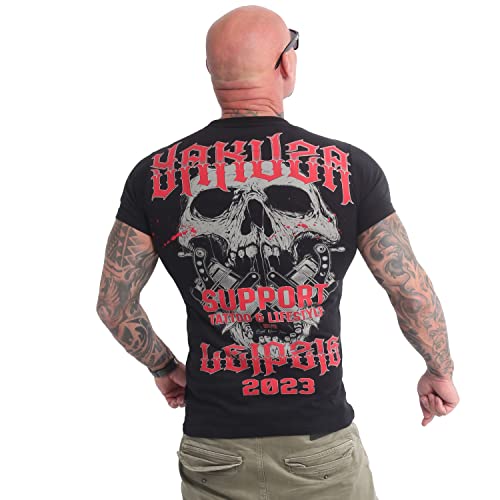 Yakuza Herren Tattoo Leipzig 2023 T-Shirt, Schwarz, S von Yakuza