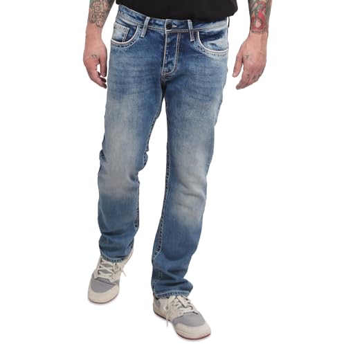 Yakuza Herren Thrusters Straight Jeans, Medium Vintage, 36W von Yakuza