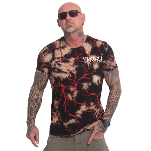 Yakuza Herren Thunder Batik T-Shirt, Schwarz, XXL Yakuza Herren Thunder Batik T-Shirt, Schwarz, XXL von Yakuza