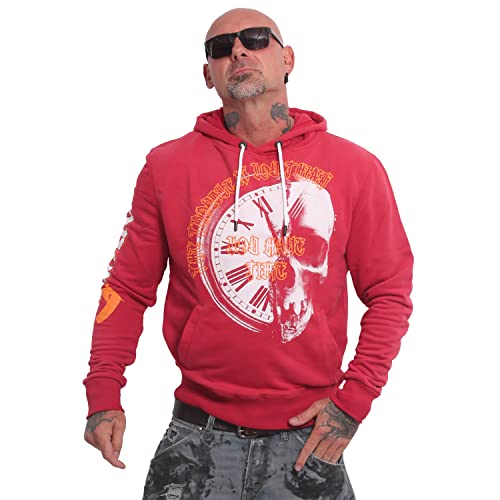 Yakuza Herren Time Trouble Kapuzenpullover, Chili Pepper, M von Yakuza