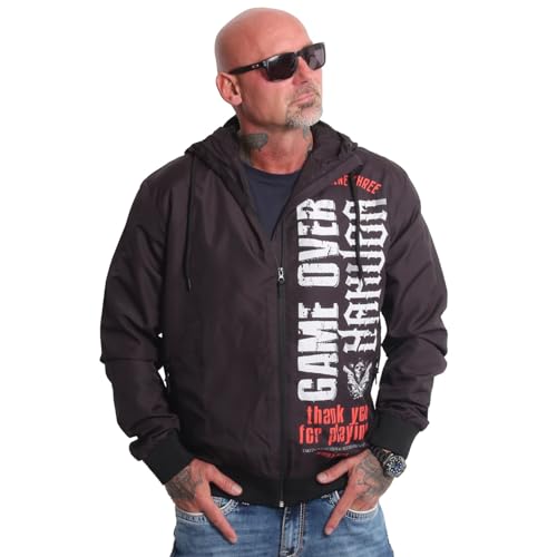 Yakuza Herren Trouble Windbreaker, Schwarz, 3XL Yakuza Herren Trouble Windbreaker, Schwarz, 3XL von Yakuza