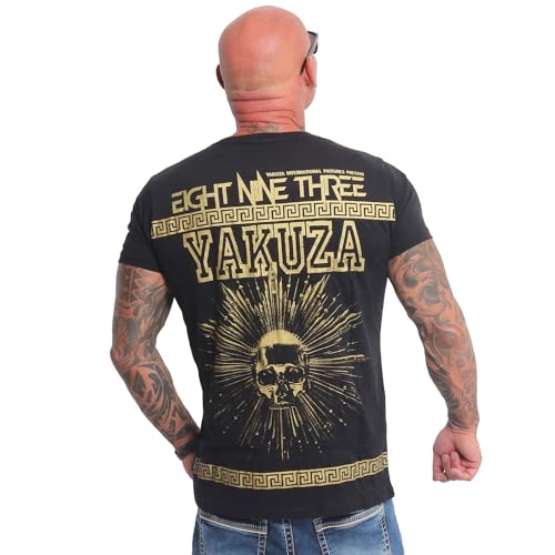 Yakuza Herren VIP Aztecs T-Shirt, Schwarz, 4XL von Yakuza