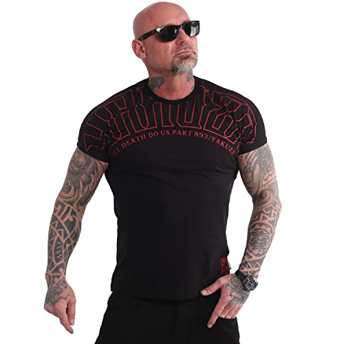 Yakuza Herren Warrior T-Shirt, Schwarz, 3XL von Yakuza