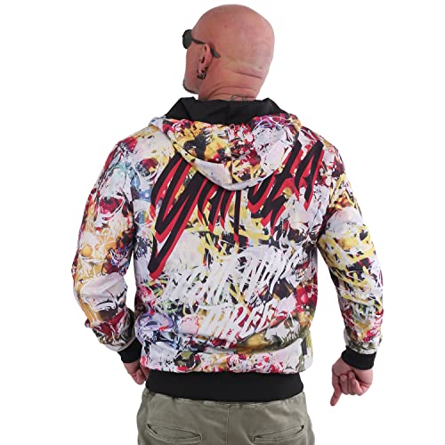 Yakuza Herren Wild Skull Windbreaker, Bunt, 3XL von Yakuza