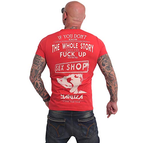 Yakuza Herren XXX Shop T-Shirt, Ribbon Red, M von Yakuza