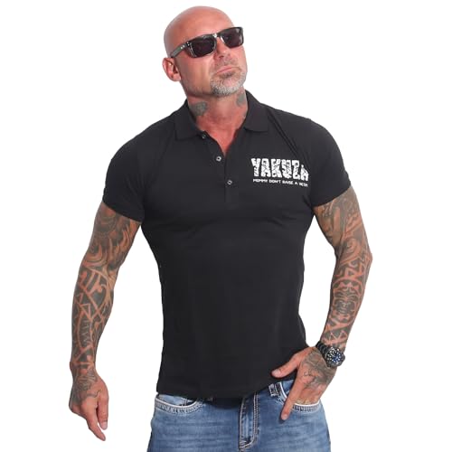 Yakuza Herren YFS Polo Shirt, Schwarz, 4XL Yakuza Herren YFS Polo Shirt, Schwarz, 4XL von Yakuza