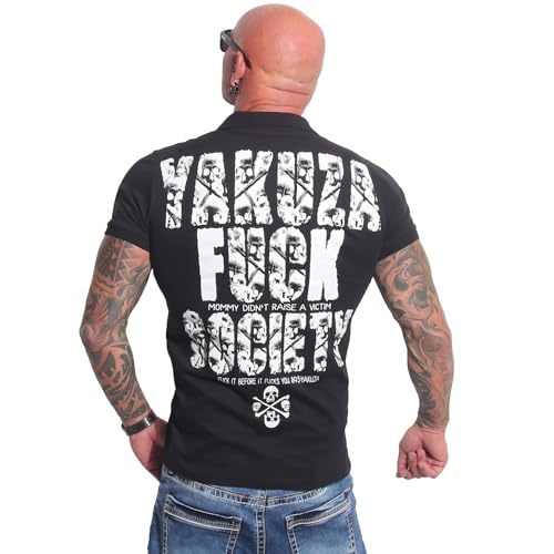 Yakuza Herren YFS Polo Shirt, Schwarz, L von Yakuza
