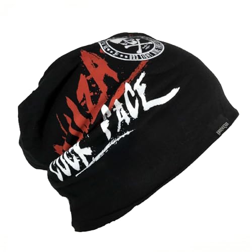 Yakuza Unisex Cock Face Beanie Mütze, Schwarz, Einheitsgröße Yakuza Unisex Cock Face Beanie Mütze, Schwarz, Einheitsgröße von Yakuza