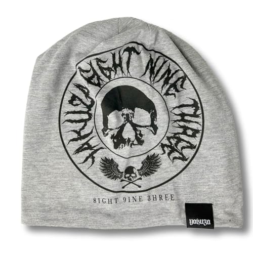 Yakuza Unisex Tweak Beanie, Hellgrau Meliert, Einheitsgröße von Yakuza