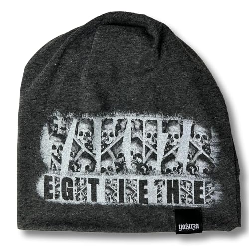 Yakuza Unisex YFS Beanie, Dunkelgrau Meliert, Einheitsgröße von Yakuza