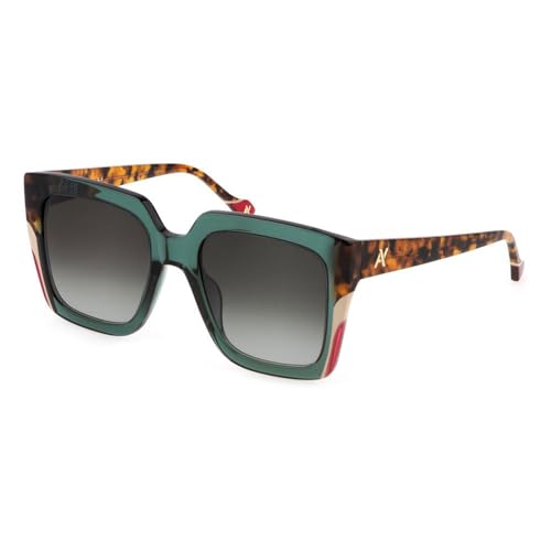 Yalea Unisex SYA106V Sunglasses, Transp.Green (0m26), 54 von YALEA