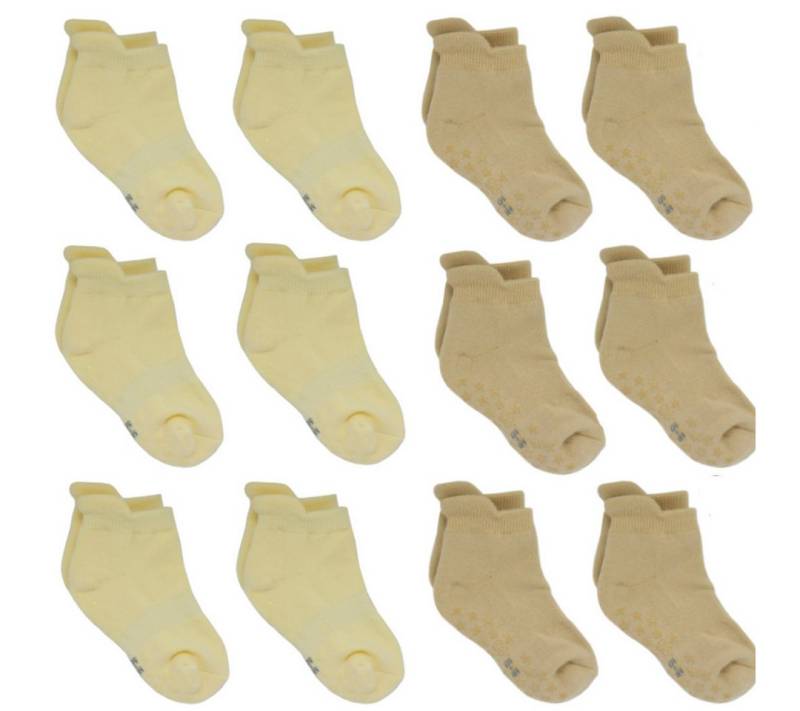 Yalion Kurzsocken 12 paar Weiche Kinder Antiruschsocken Halbplüsch (12-Paar) von Yalion
