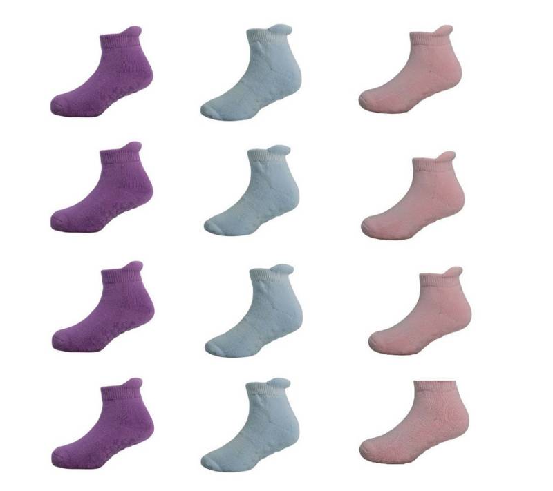 Yalion Kurzsocken 12 paar weiche Kinder Socken mit Halbplüsch in mehreren verschiedenen (12-Paar) von Yalion