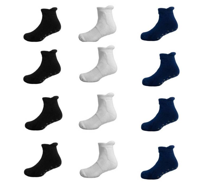 Yalion Kurzsocken 12 paar weiche Kinder Socken mit Halbplüsch in mehreren verschiedenen (12-Paar) von Yalion