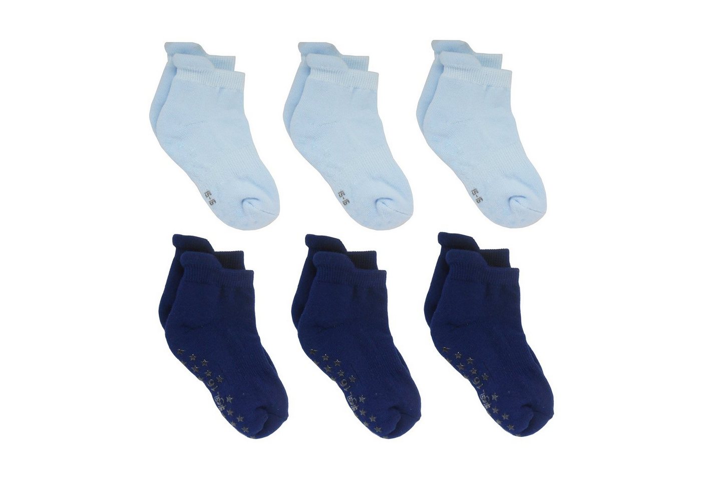 Yalion Kurzsocken Weiche Kinder Antiruschsocken Halbplüsch (6-Paar) Elastisch von Yalion