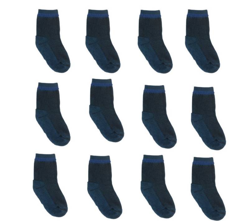 Yalion Kurzsocken Yalion® weiche Kinder Socken mit Halbplüsch 12er Pack von Yalion