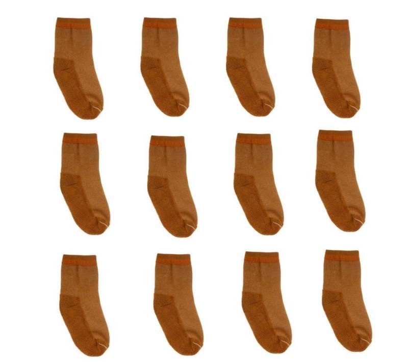 Yalion Kurzsocken Yalion® weiche Kinder Socken mit Halbplüsch 12er Pack von Yalion