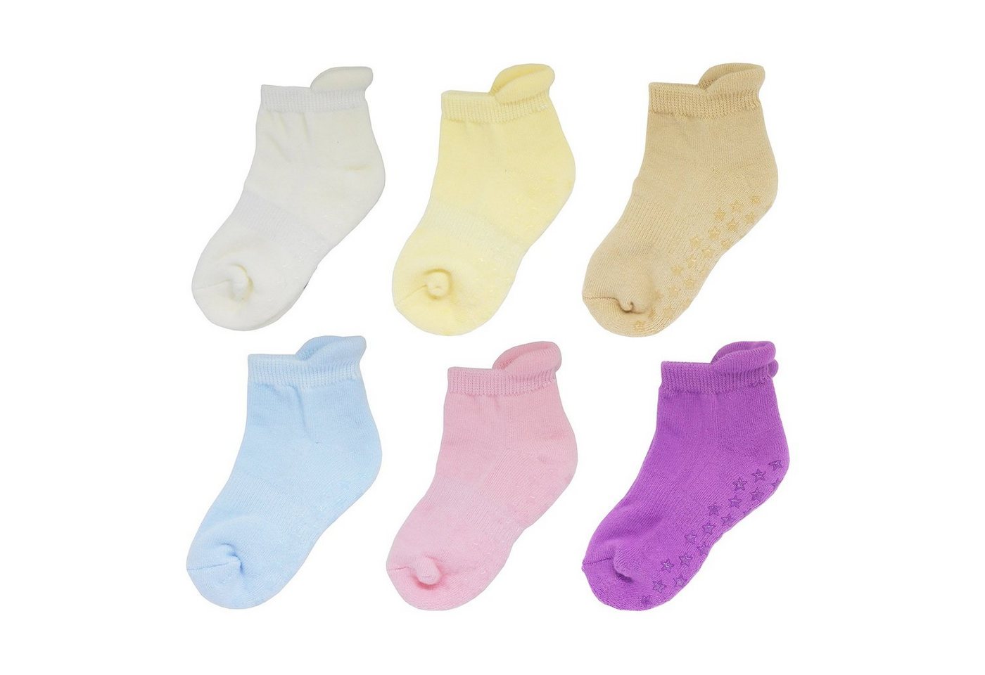 Yalion Kurzsocken Yalion® weiche Kinder Socken mit Halbplüsch in mehreren verschiedenen (6-Paar) von Yalion