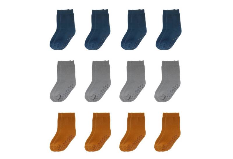 Yalion Langsocken 12er Pack Weiche Kinder Antiruschsocken Halbplüsch (12-Paar) von Yalion