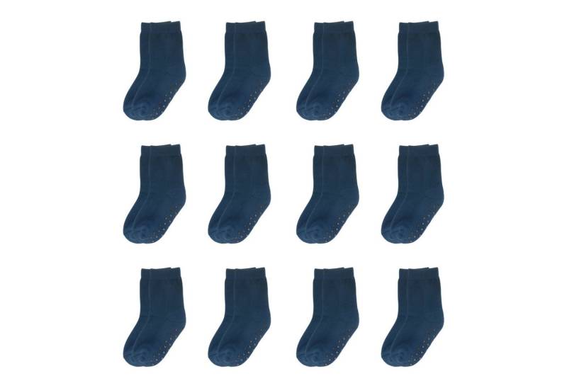 Yalion Langsocken 12er Pack Weiche Kinder Antiruschsocken Halbplüsch (12-Paar) von Yalion