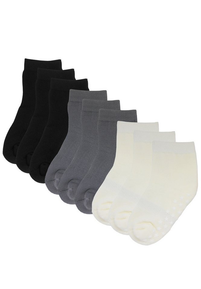 Yalion Langsocken Baby Kleinkind Socken Anti-Rutsch-Socken 9 paar von Yalion
