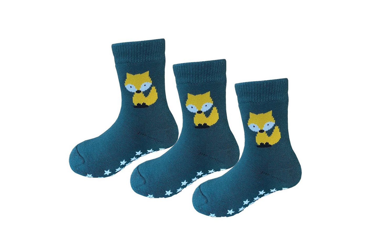 Yalion Langsocken Kinder Baby socken (3 Paar) Anti Rutsch Socken für Jungen Mädchen (Beutel) von Yalion