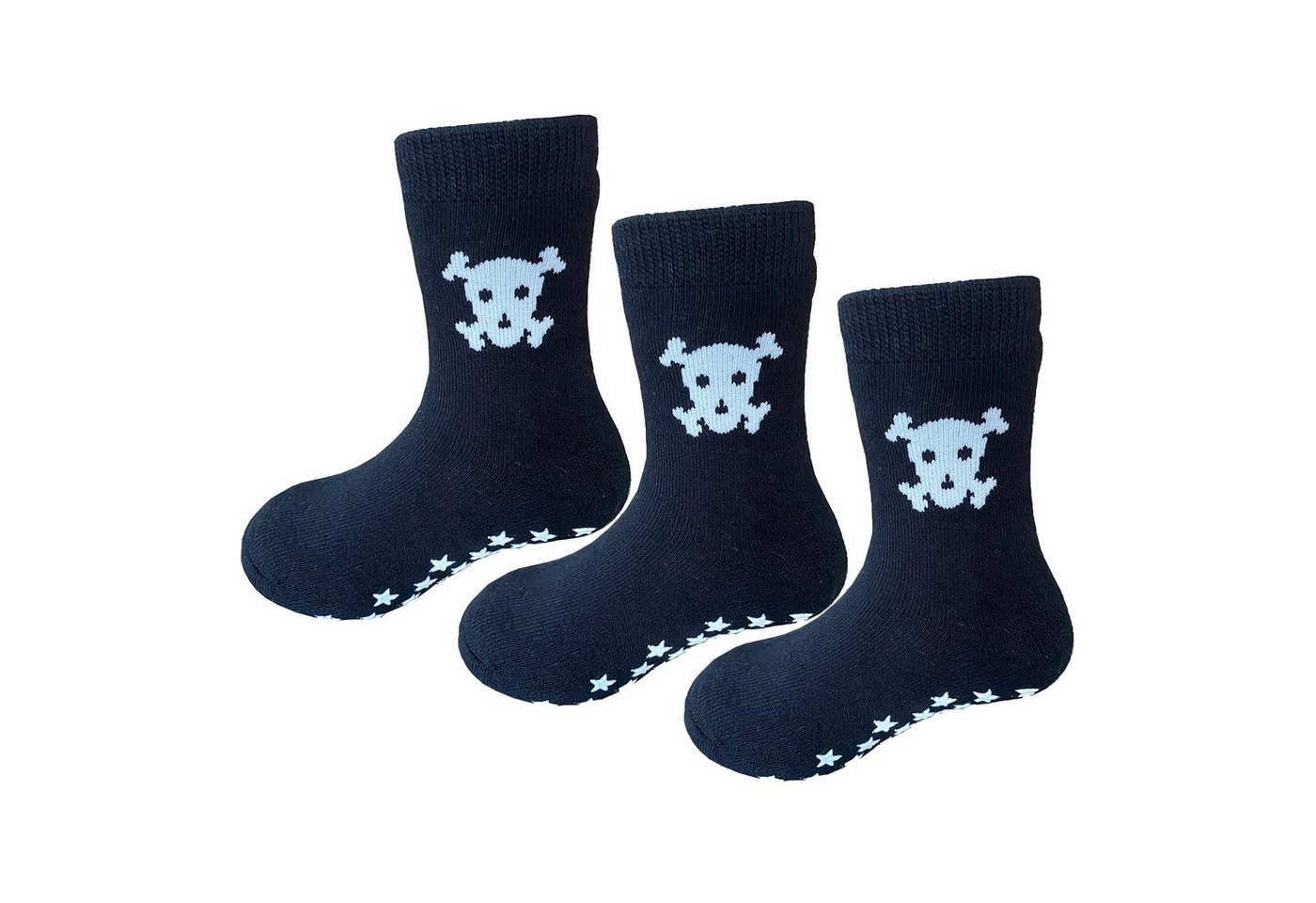 Yalion Langsocken Kinder Baby socken (3 Paar) Anti Rutsch Socken für Jungen Mädchen (Beutel) von Yalion