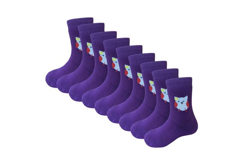 Yalion Langsocken Weiche BABY-Kinder Lange Socken Krabbelsocken 9 Paar von Yalion