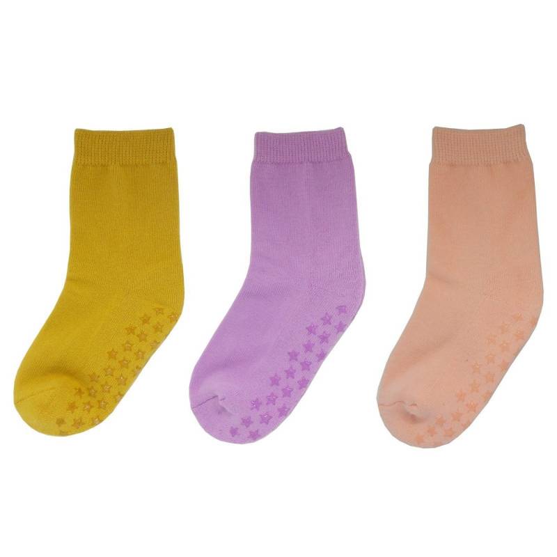 Yalion Langsocken Weiche Kinder Antiruschsocken Halbplüsch (3-Paar) Elastisch von Yalion