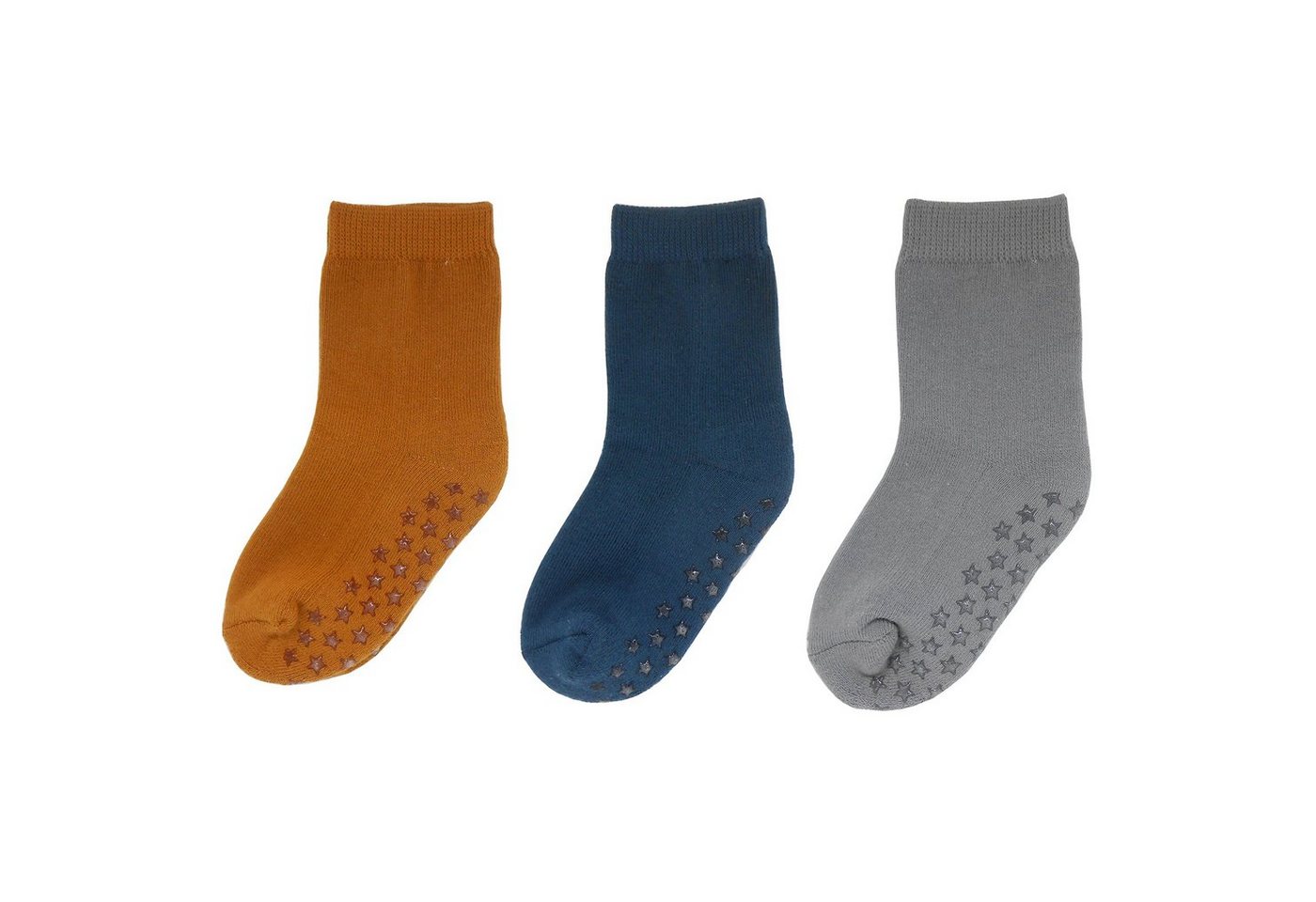 Yalion Langsocken Weiche Kinder Antiruschsocken Halbplüsch (3-Paar) Elastisch von Yalion