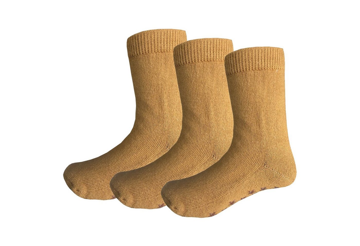 Yalion Langsocken Weiche Kinder Baumwoll Socken Babysocken (3-Paar) Anti-Rutsch-Socken warm halten von Yalion