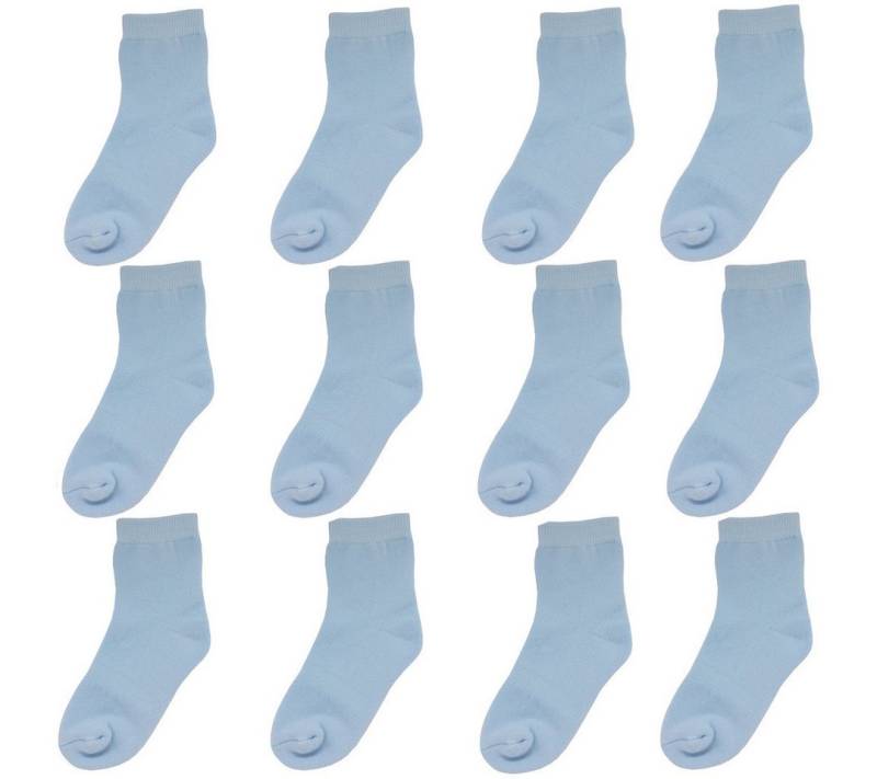 Yalion Langsocken Yalion® 12 Paar Weiche Kinder socken Babysocken mit Halbplüsch (12-Paar) von Yalion
