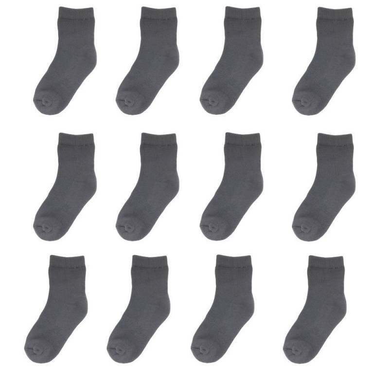 Yalion Langsocken Yalion® 12 Paar Weiche Kinder socken Babysocken mit Halbplüsch (12-Paar) von Yalion
