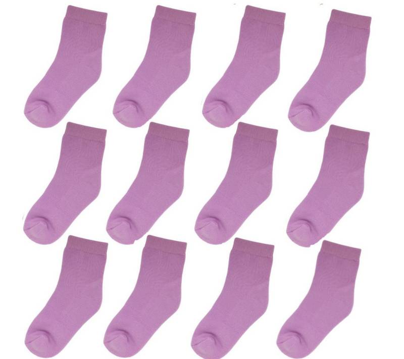 Yalion Langsocken Yalion® 12 Paar Weiche Kinder socken Babysocken mit Halbplüsch (12-Paar) von Yalion